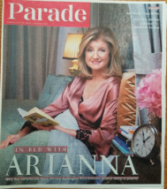 Arianna Huffinton, Josh Gad @ PARADE Las Vegas Mag Jul 2015 - £3.10 GBP