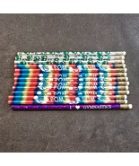 Vintage 80s Eraser Pencil Lot Pom Pom Squad Cheerleader Gymnastics Cheer - $48.46