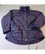 FILA SNOTEC Full Zip Pockets Women's Purple Puffer Coat Winter Jacket Size 4 - $34.64