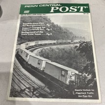 Vintage Penn Central Post Employee Magazine Publication Train Railroad M... - $14.25