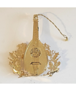 Danbury Mint 1998 Mandolin 23kt Gold-Plated 3D Christmas Ornament - $20.74 CAD