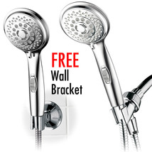 7-Setting Handheld Shower with Pause Switch, Extra-Long Hose, Low-Reach ... - $24.99