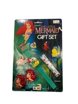 Vintage Disney The Little Mermaid Watch Gift Set w/ Shoe Strings And Shoe Clips! - $93.49