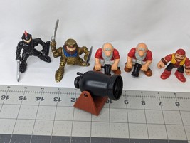 Fisher Price Great Adventures Pirate Knight King Cannon Figure Lot - £19.73 GBP