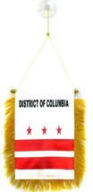 Wholesale lot 3 Washington D.C. District Columbia Mini Flag 4&#39;&#39;x6&#39;&#39; Window Banne - £4.62 GBP