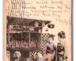 Giesha E Street Rivenditore Collage Yokohama Giappone 1904 Udb Cartolina... - $20.43