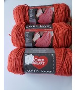 Red heart yarn Premium 7oz Aubergine/ Berenjena Pk Of 3 - $509.42 MXN