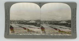 c1900&#39;s Real Photo Stereoview Chile &amp; Bolivia A lumberyard, Southern Chile - £9.60 GBP