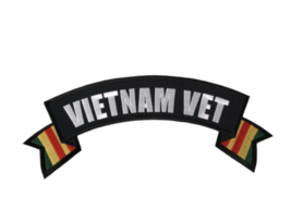 11&quot; Vietnam Vet Veteran Banner Embroidered Patch - £22.64 GBP