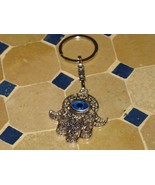 Hamsa keychain-Evil eye keychain -Hamsa hand keychain- Judaica hamsa- Ha... - £12.86 GBP