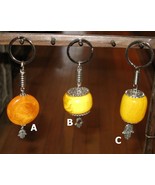 keychain- keyring -Hamsa keychain-Handmade keychain -Keychain charm- Fat... - $444.60 MXN