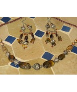 Jewelry set - Earrings and necklace set -Necklace and earrings set- Jewe... - $1,155.96 MXN