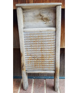 Antique Washboard-7x15&quot;-Wood &amp; Tin-Decoration-Music Instrument - €39,72 EUR
