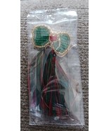 CHRISTMAS holiday SEED BEED DANGLE EARRINGS new in package - $17.60 CAD
