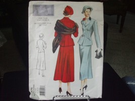 Vogue Vintage Repro 2476 Misses Fitted Jacket &amp; Skirt Pattern - Size 12 ... - £13.80 GBP