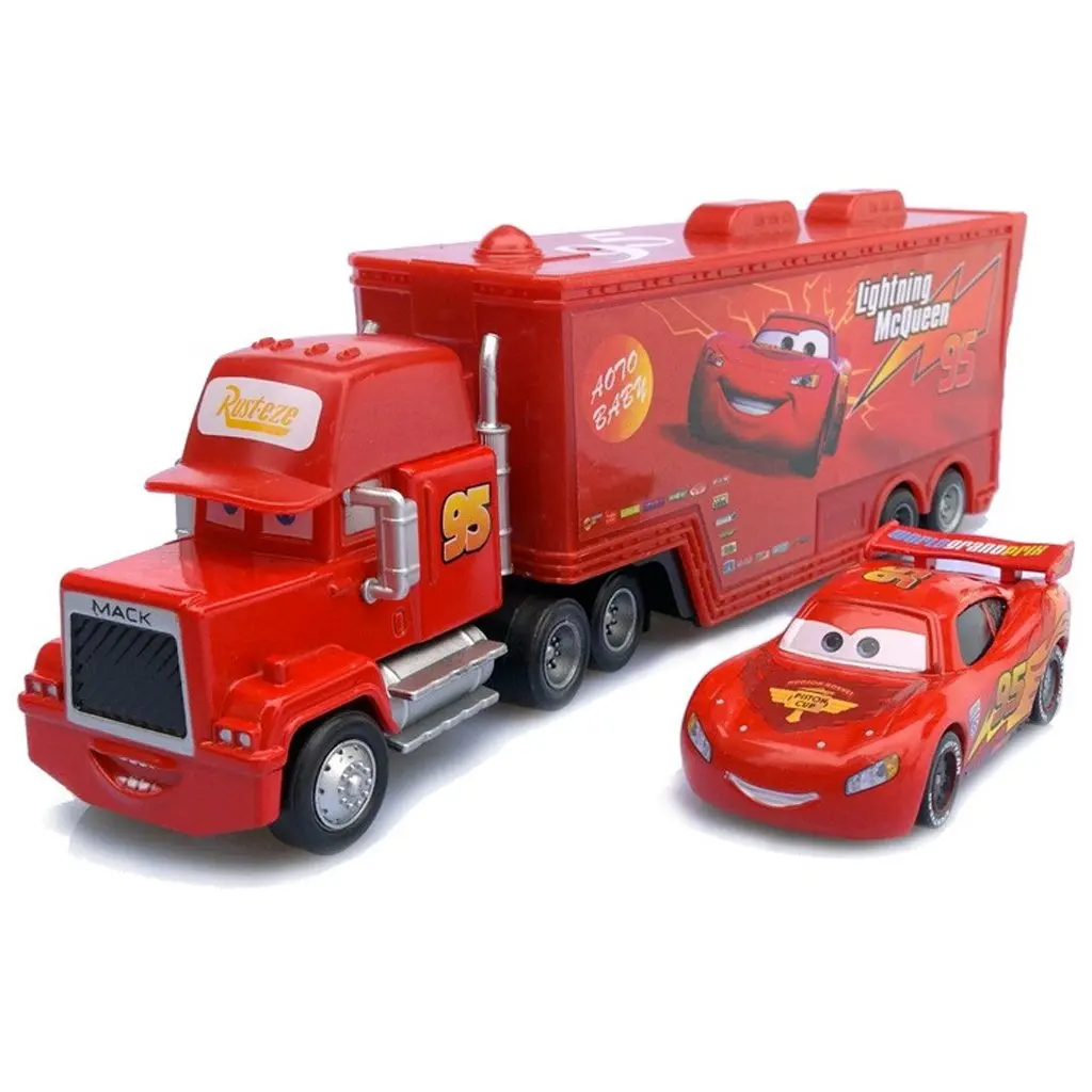 2 in 1 Disney Pixar Racing 2 3 Toy Lightning McQueen Jackson Storm Mike Uncle - £18.96 GBP