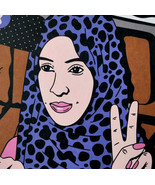 Manal Al Sharif Art Postcard Women&#39;s Rights Activist 2018 Pioneer Unpost... - $27.22 CAD