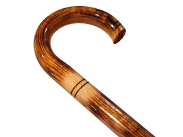 Classic walking stick, Retro wooden cane, Minimalist lightweight walking... - £70.82 GBP