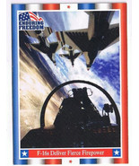 Enduring Freedom Picture Card #61 F-16s Deliver Fierce Firepower Topps 2001 - $0.98