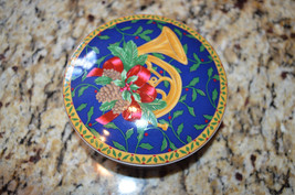 * Mikasa Holiday Music Porcelain China Trinket Box Dish With Lid UT076/683 - £13.58 GBP