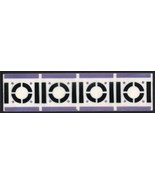 ART NOUVEAU GERMANY Antique original period Majolica tile  PURPLE &amp; BLACK - £14.03 GBP