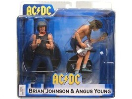AC/DC - Angus Young &amp; Brian Johnson 2- Pack Set by NECA - £155.33 GBP