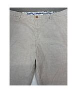 Tommy Bahama Linen Blend Shorts Men&#39;s 40X10 Casual Beach Resort Wear Khaki - $29.95