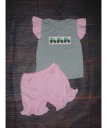 NEW Boutique Farm Tractor Girls Shorts Outfit Set - $13.59