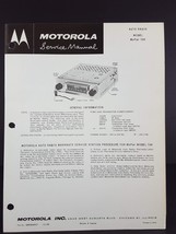 Motorola 1960 Simca Auto Radio Service Manual Model MoPar 704 - $6.93