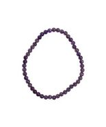 4Mm Amethyst Stretch Bracelet - $9.59