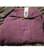 Seven7 Chenille Sweater  BLACKBERRY WINE - MED NEW WITH TAGS MSRP $74 - $24.70