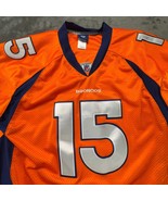 Reebok Broncos NFL Jersey #15 Football Orange Mesh Onfield Size 54 - $122.23 CAD