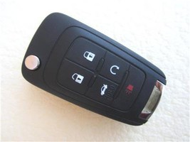 Pre-cut Chevy Malibu Impala Cruze Keyless Entry Remote Flip Key Fob Smar... - £35.37 GBP