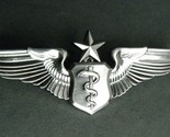 USAF AIR FORCE SENIOR FLIGHT SURGEON WINGS LAPEL PIN BADGE 3 INCHES - $7.98