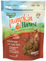 [Pack of 3] Emerald Pet Pumpkin Harvest Oven Baked Dog Treats with Sweet... - £31.17 GBP