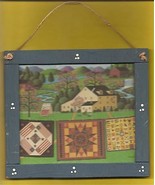 Picture Folk Art Country Farm Picture By Charles Wysocki Size 7 6/16&quot; X ... - $19.75