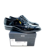 BOSS Men Eastside Plain Toe Patent Leather Oxfords- Black, UK 9.5 / US 10.5 - £137.50 GBP