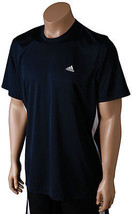 Adidas Galaxy Tee Mens Athletic Shirt Dark Navy/White Climalite Size Small NWT - £14.56 GBP