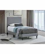 Baron G00703-TB-UP Light Grey Twin Bed Frame (Mattress Not Included) - $282.06 CAD