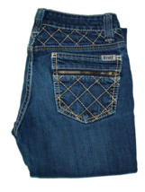 Cruel Denim - ABBY - Low Rise Zip Back Pockets  Sz 27/3 XXL Blue Jeans (30X36) - £10.33 GBP