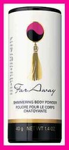 Womens Fragrance Shimmering FAR AWAY Body Powder Talc 1.4 oz NEW (Quanti... - $39.93