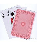 Giant Plastic Coated Playing Cards Red Deck - £7.10 GBP
