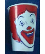 Collectible Cup McDonald&#39;s Restaurant Wax Drinking Cup &quot;Ronald&quot; w/Lid Ci... - $12.82