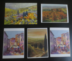 Lot of 5 Toscana Italy Postcards 2 are the same - £4.54 GBP
