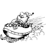 CIJS SNOWMOBILING SANTA NEW mounted rubber stamp - €6,09 EUR
