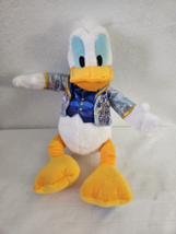 Walt Disney World 50th Anniversary Donald Duck Plush Stuffed Animal Blue Gold - £27.02 GBP