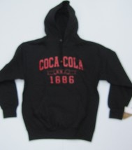 Coca-Cola Black Sweartshirt w/hood - NEW 2X - £45.35 GBP