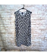 Clara Sun Woo Black White Mod Shift Dress Size Medium - $732.79 MXN