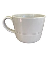 Crate and Barrel Coffee Mug Aaron Probyn Light Gray Tea Cup Set of 4 - £23.75 GBP