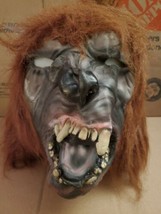 Werewolf Mask with hair Halloween Rubies Costume Co latex 14+ fur  2014 new with - £11.61 GBP